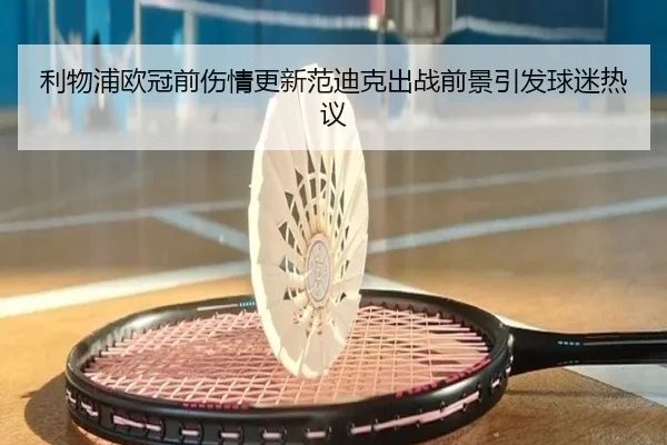 利物浦欧冠前伤情更新范迪克出战前景引发球迷热议